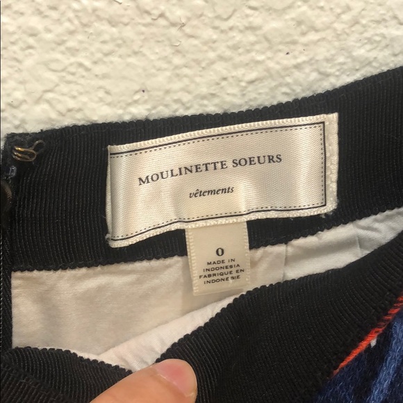 Anthropologie Fantastic Field Floral skirt 0 - Picture 3 of 3